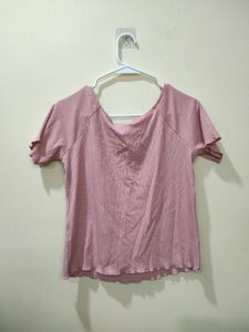 Pink Top In Size M