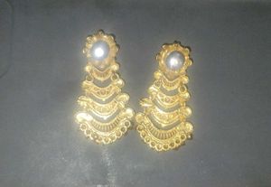 Golden Dangle Earring,s