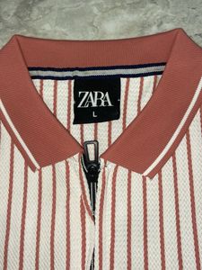 Striped Women Zara Pink Shirt