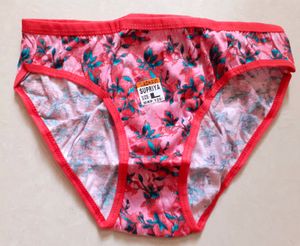 New Panties 3 Piece L, M Size Latest Trend Cotton