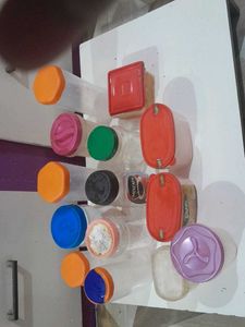 Mixed Plastic Containers - Kitchen Storage