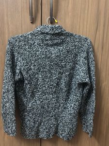 Elegant Textured Cardigan Coat