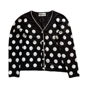 Vintage Polka Dot Cardigan