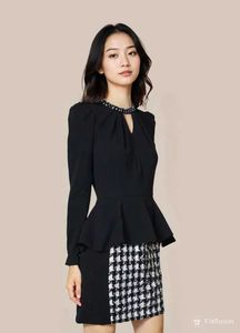 Elegant Classy B/W Dress 🖤