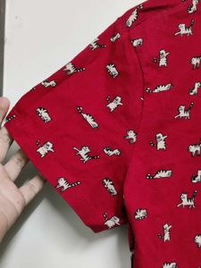 Rio Cutesy Cat Print Tee