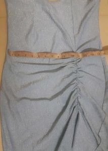 Sparkly Blue Mini Dress