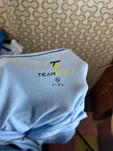 Light Blue 1/4 Zip Pullover