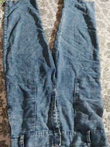 Vintage Acid Wash Denim Overalls