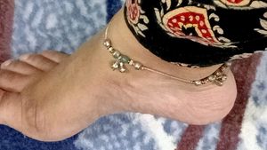 Silver Anklet 💕