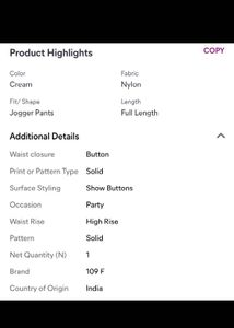 Combo of cargo pant, kurti and crop top