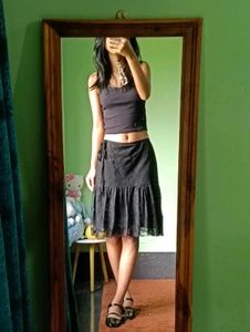 Black Lace Skirt
