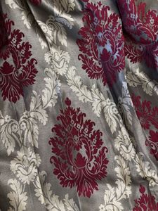 Elegant Maroon &amp; Gold Curtains