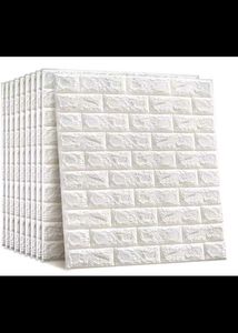 3D Brick Foam Wall Sticker Pack Of 5