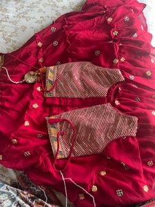 Red Lehenga Choli Set