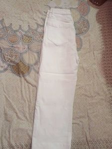 White Wide Leg Pants