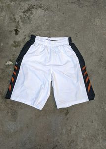 Nike Dry Fit Athletic Shorts - White & Black