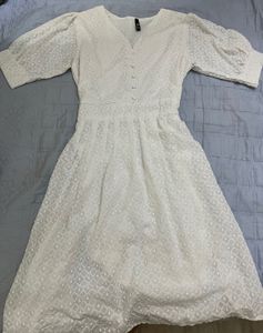 White A Line Dress