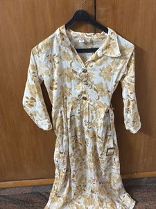 Floral Print Shirt Dress