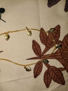 Leaf Charm Gold Anklet