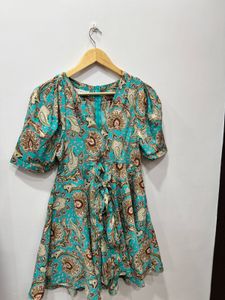 Korean Printed Dress