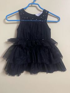 H&M Black Tulle Party Dress