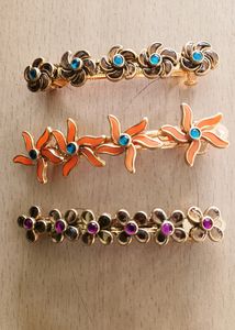 Fancy stone Hair clips