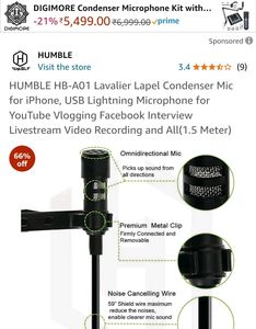 HUMBLE WIRE MIC FOR CREATER