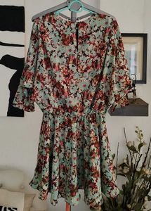 Zara Floral Retro Dress