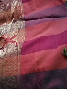 Checked Saree