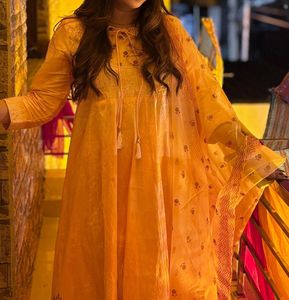 Peach Kurta Set