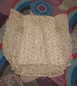 Flutter Sleeves Golden Shimmer Top