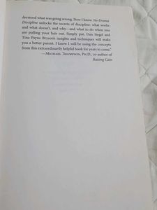 No-Drama Discipline Book