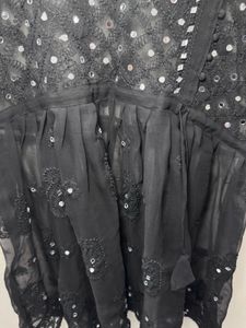 Mirror Work Black Chikankari Set 🖤