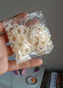 White Flower Beads