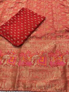 Banarasi Silk Saree- Elegant Traditional Wear- New