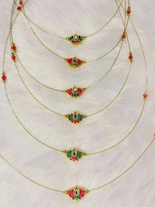 Gold Plated Lotus Neckless