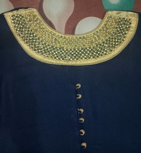 Party Wear Work Kurta For Women&#39;s