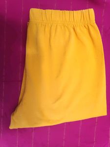 Combo Of 2 Leggings Rangle  S Size Mustard Yellow/ Beige  Leggings