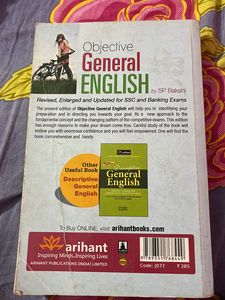 General English Objective Book (Arihant)