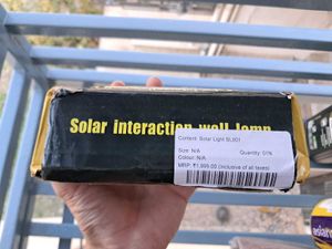 Solar Interaction Wall Lamp (BK-100)