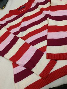 Striped Knit Sweater