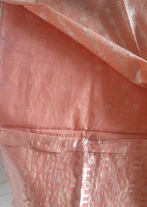 Peach Saree