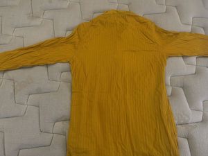 Mustard Melange Top