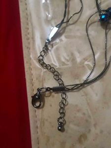 Blue Beaded Layered Necklace