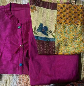 Unstitched Salwar Kameez Fabric Set