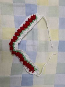 Strawberry Crochet Headband