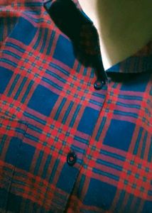 Red &amp; Blue Plaid Shirt