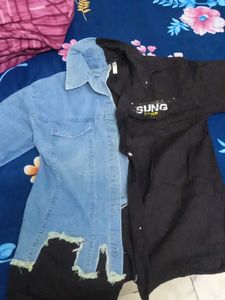 Two-Tone Denim Jacket