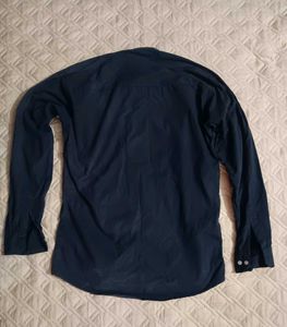 Fuuari Navy Blue Casual Shirt