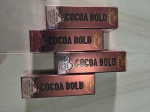 Pack Of 3 Cocoa Bold Too Faced Lipstick